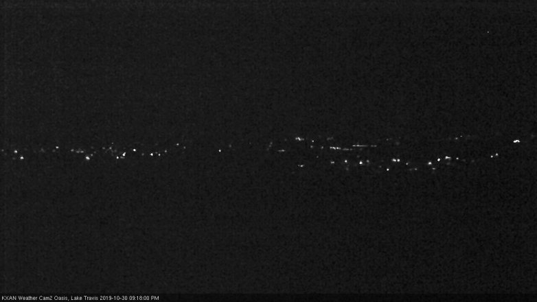Lake Travis webcam, October 30, 2019 8:20 PM CT