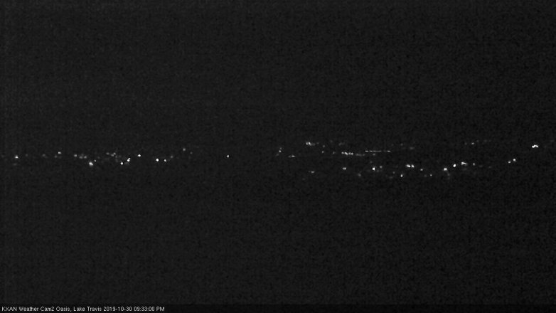 Lake Travis webcam, October 30, 2019 8:35 PM CT