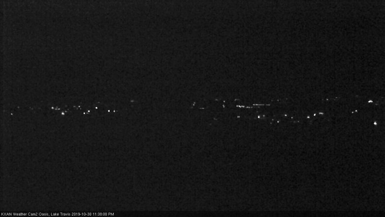 Lake Travis webcam, October 30, 2019 10:40 PM CT