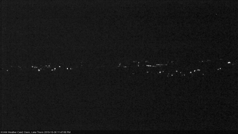 Lake Travis webcam, October 30, 2019 10:50 PM CT
