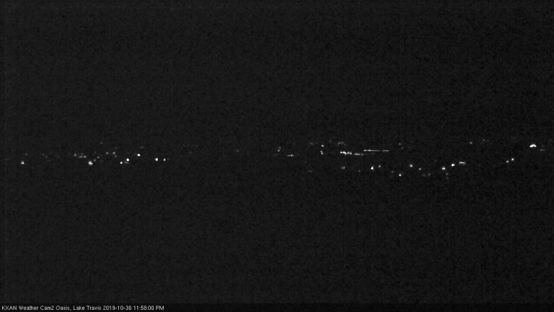 Lake Travis webcam, October 30, 2019 11:00 PM CT