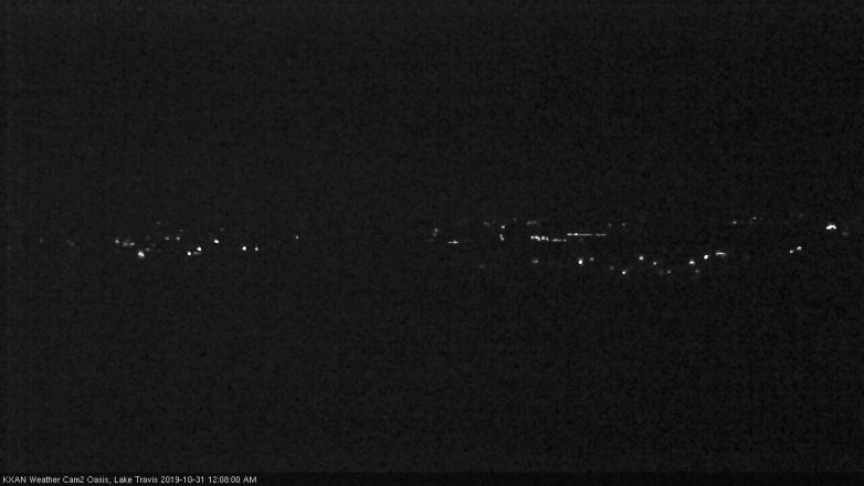 Lake Travis webcam, October 30, 2019 11:10 PM CT