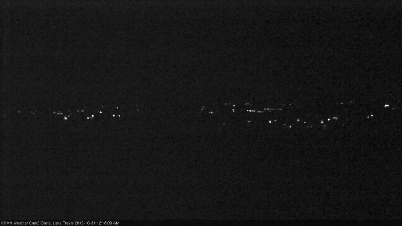 Lake Travis webcam, October 30, 2019 11:20 PM CT