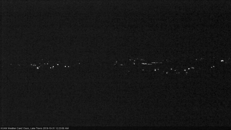 Lake Travis webcam, October 30, 2019 11:25 PM CT