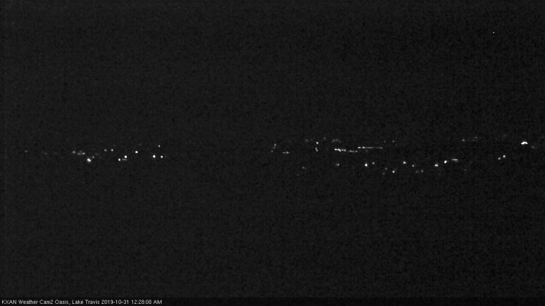 Lake Travis webcam, October 30, 2019 11:30 PM CT