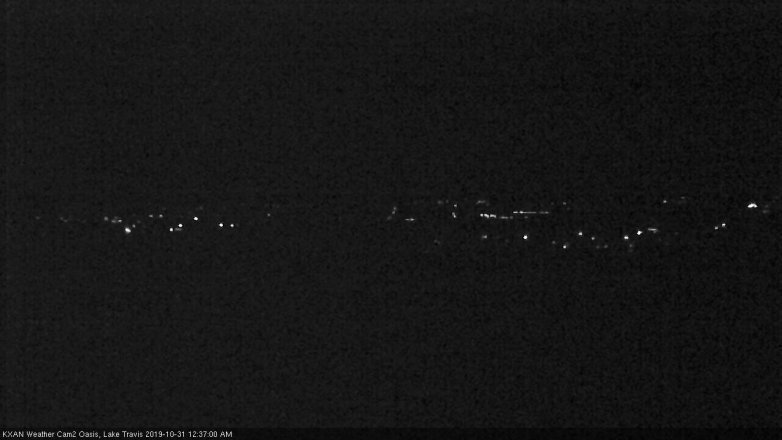 Lake Travis webcam, October 30, 2019 11:40 PM CT