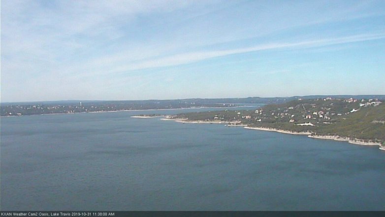Lake Travis webcam, October 31, 2019 10:40 AM CT