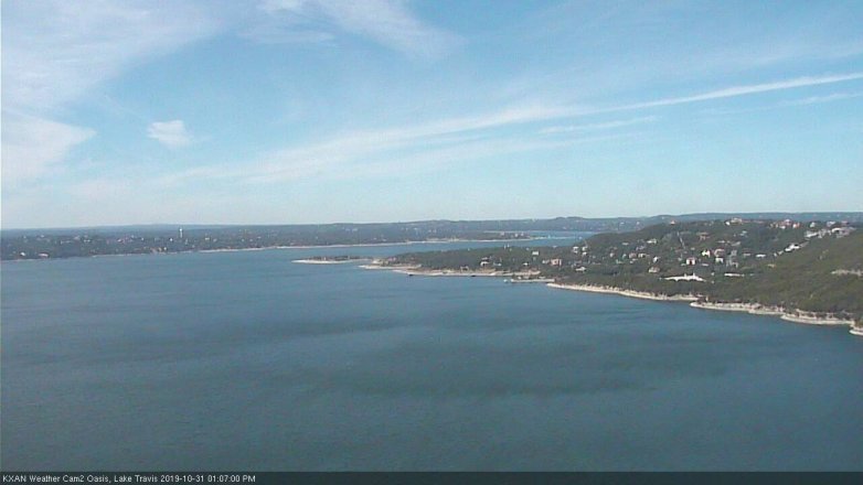 Lake Travis webcam, October 31, 2019 12:10 PM CT