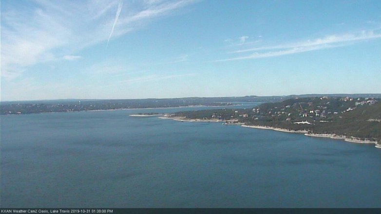 Lake Travis webcam, October 31, 2019 12:40 PM CT