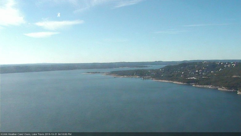 Lake Travis webcam, October 31, 2019 3:20 PM CT