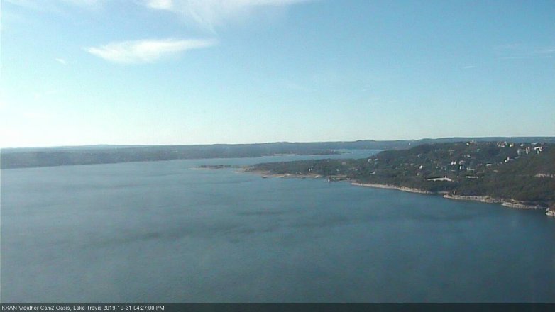 Lake Travis webcam, October 31, 2019 3:30 PM CT