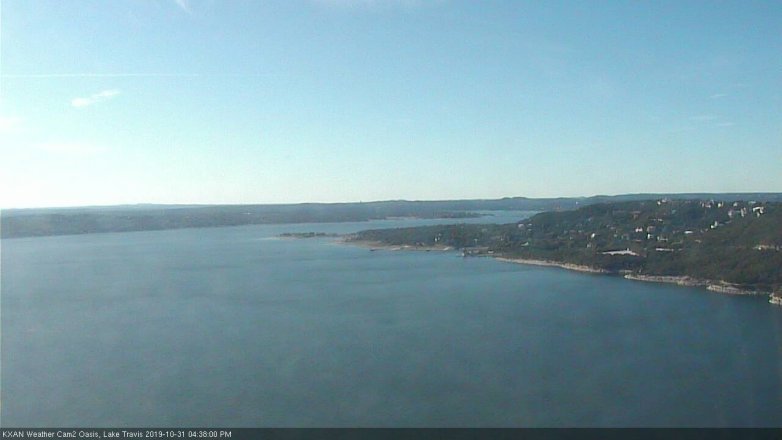 Lake Travis webcam, October 31, 2019 3:40 PM CT