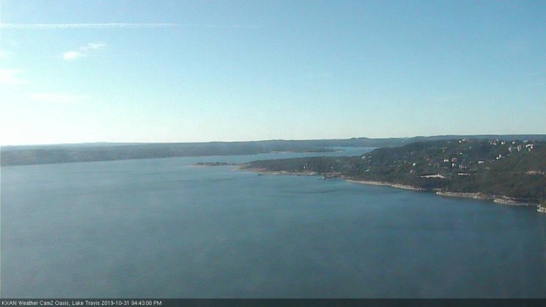 Lake Travis webcam, October 31, 2019 3:45 PM CT