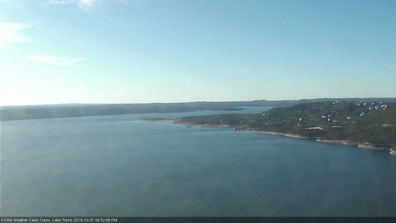 Lake Travis webcam, October 31, 2019 3:55 PM CT