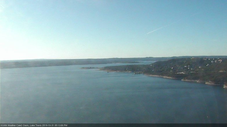 Lake Travis webcam, October 31, 2019 4:15 PM CT