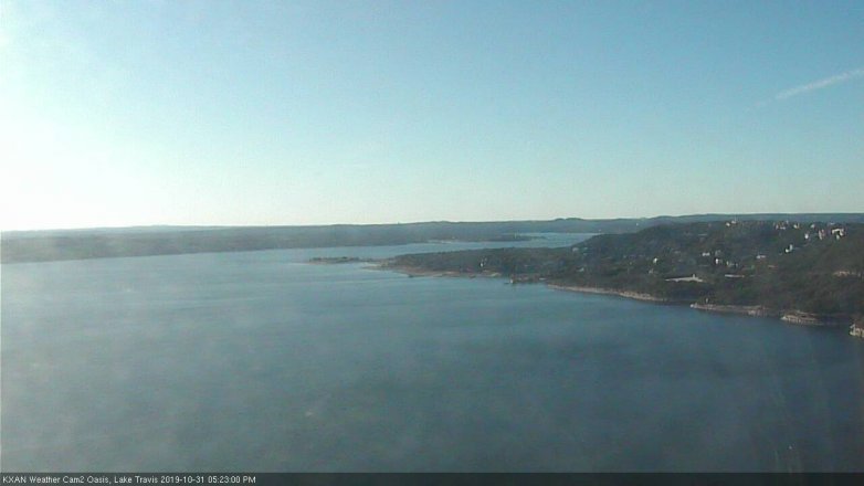 Lake Travis webcam, October 31, 2019 4:25 PM CT