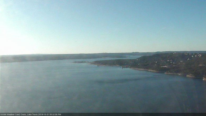 Lake Travis webcam, October 31, 2019 4:35 PM CT