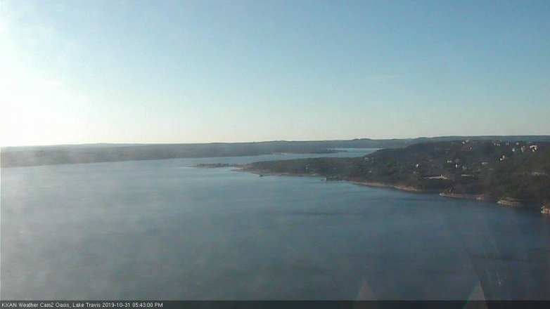 Lake Travis webcam, October 31, 2019 4:45 PM CT