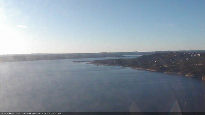 Lake Travis webcam, October 31, 2019 4:50 PM CT