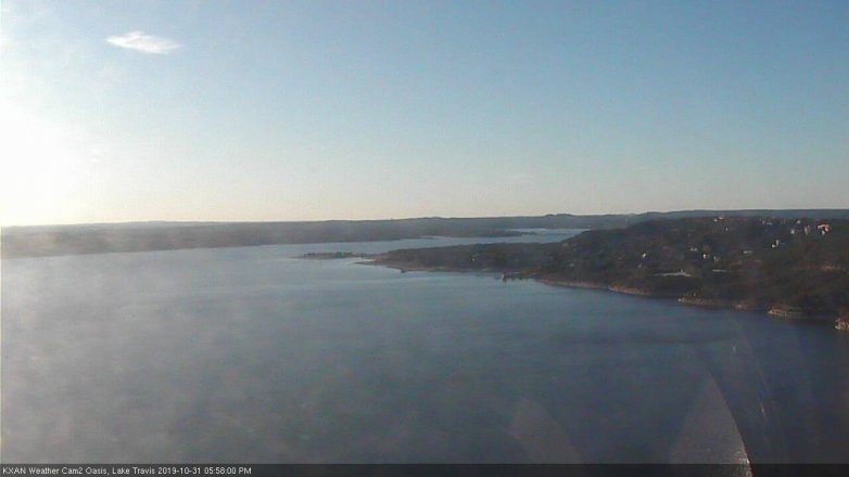Lake Travis webcam, October 31, 2019 5:00 PM CT