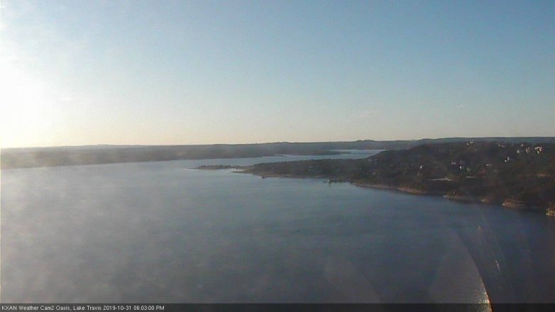 Lake Travis webcam, October 31, 2019 5:05 PM CT