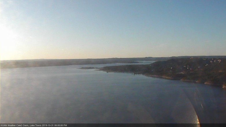 Lake Travis webcam, October 31, 2019 5:10 PM CT