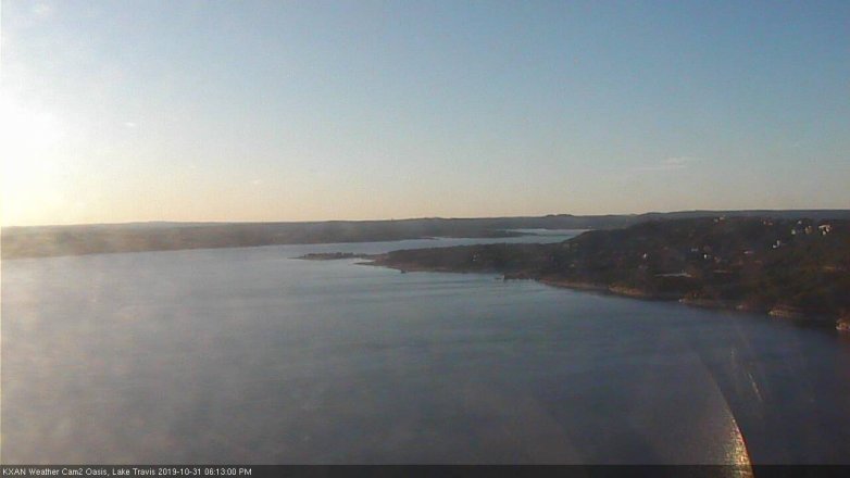Lake Travis webcam, October 31, 2019 5:15 PM CT