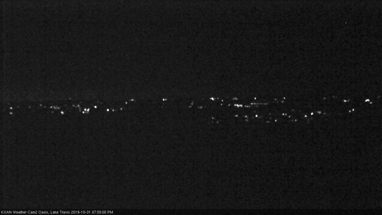 Lake Travis webcam, October 31, 2019 7:00 PM CT