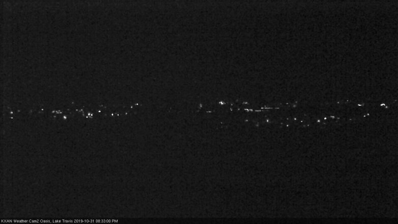 Lake Travis webcam, October 31, 2019 7:35 PM CT