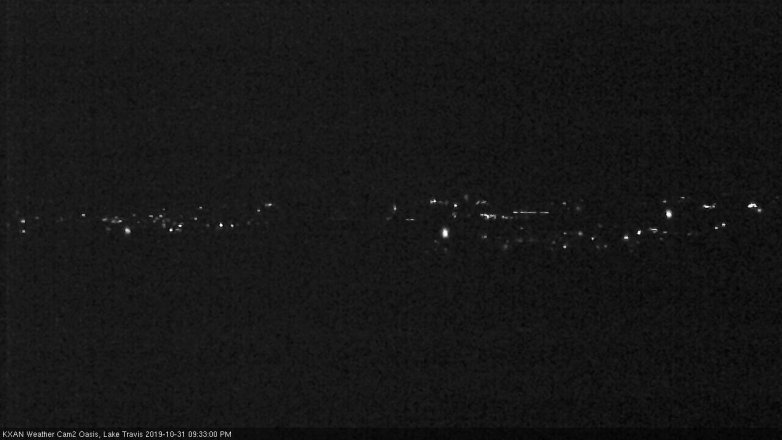 Lake Travis webcam, October 31, 2019 8:35 PM CT