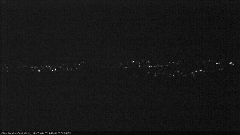 Lake Travis webcam, October 31, 2019 8:55 PM CT