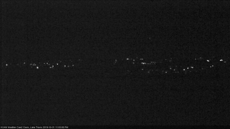 Lake Travis webcam, October 31, 2019 10:05 PM CT
