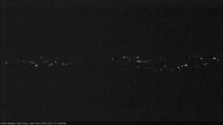 Lake Travis webcam, October 31, 2019 10:20 PM CT