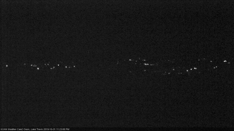 Lake Travis webcam, October 31, 2019 10:25 PM CT
