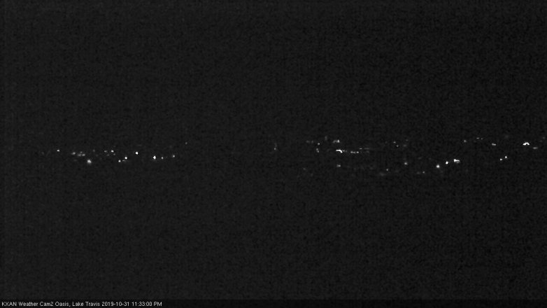 Lake Travis webcam, October 31, 2019 10:35 PM CT