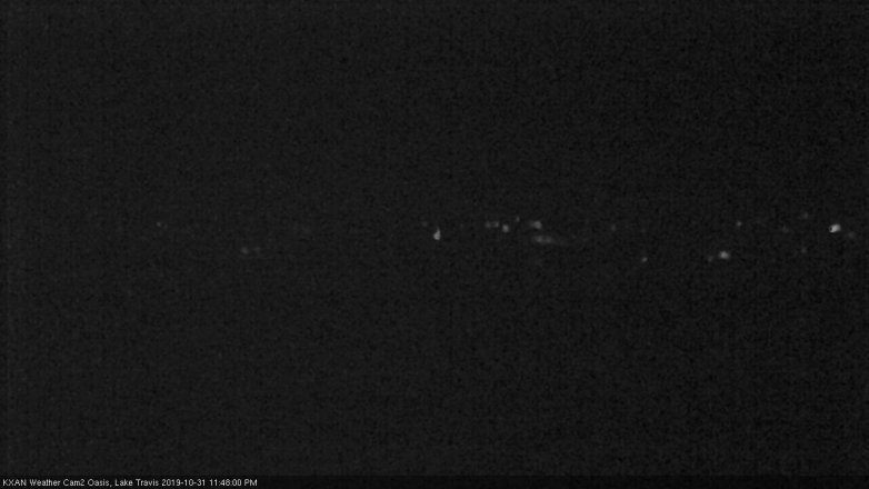 Lake Travis webcam, October 31, 2019 10:50 PM CT