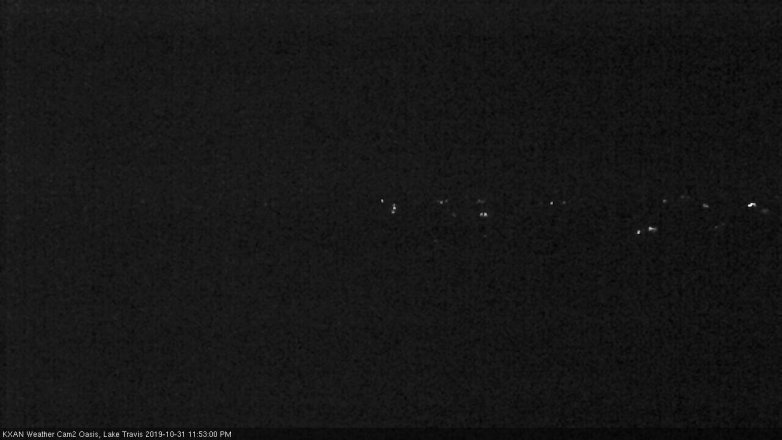 Lake Travis webcam, October 31, 2019 10:55 PM CT