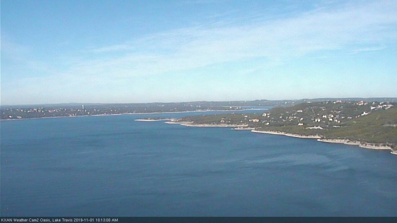 Lake Travis webcam, November 1, 2019 9:15 AM CT