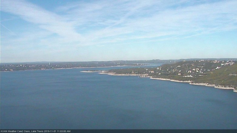 Lake Travis webcam, November 1, 2019 10:05 AM CT