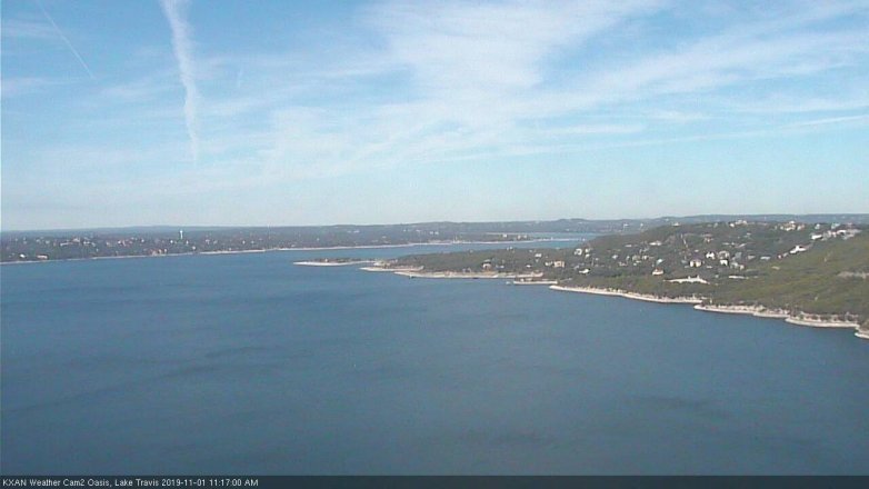 Lake Travis webcam, November 1, 2019 10:20 AM CT