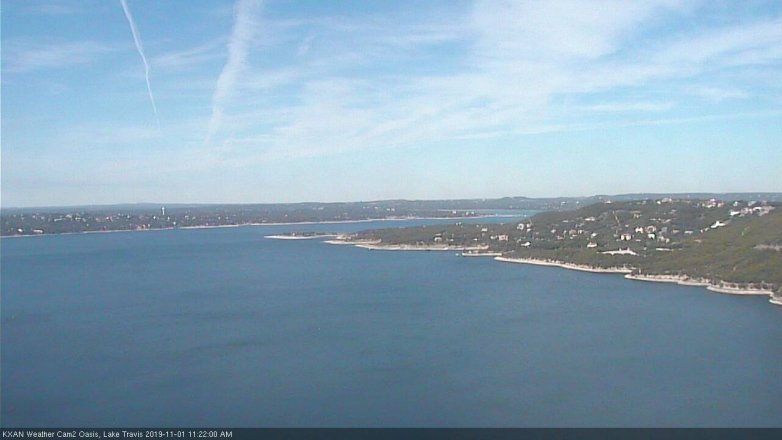 Lake Travis webcam, November 1, 2019 10:25 AM CT
