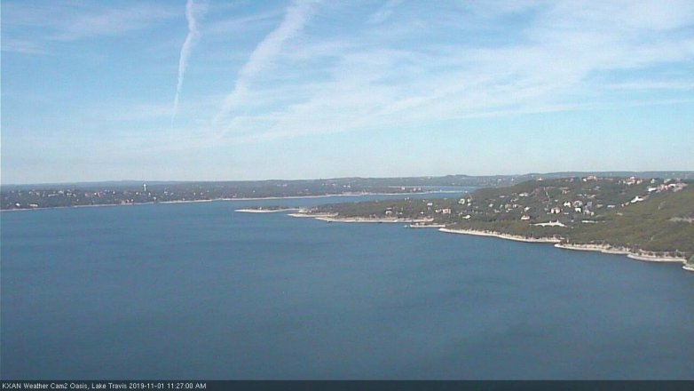Lake Travis webcam, November 1, 2019 10:30 AM CT