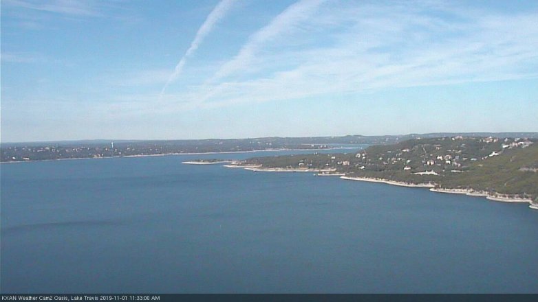 Lake Travis webcam, November 1, 2019 10:35 AM CT