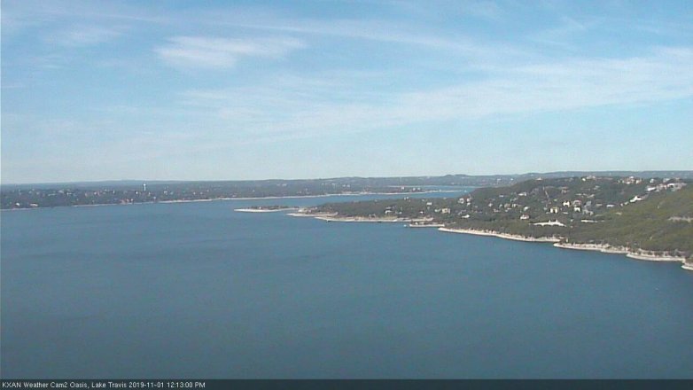 Lake Travis webcam, November 1, 2019 11:15 AM CT