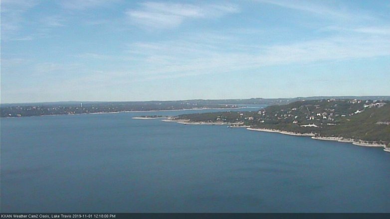 Lake Travis webcam, November 1, 2019 11:20 AM CT
