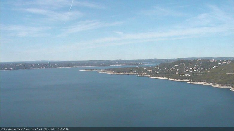 Lake Travis webcam, November 1, 2019 11:40 AM CT