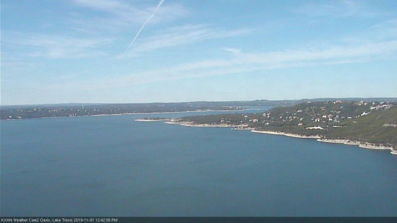 Lake Travis webcam, November 1, 2019 11:45 AM CT