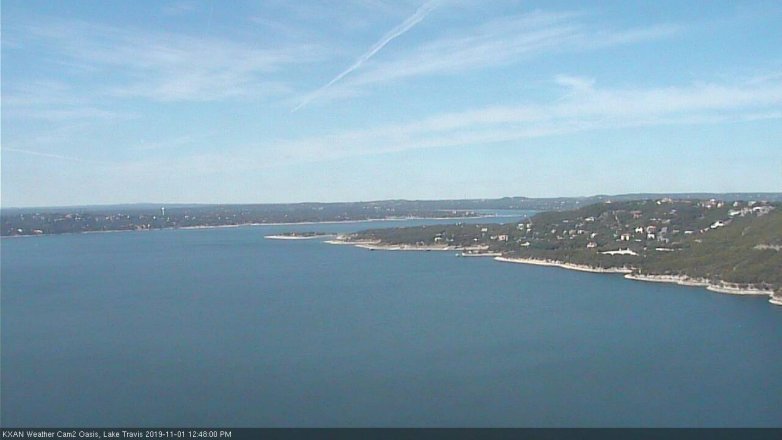 Lake Travis webcam, November 1, 2019 11:50 AM CT