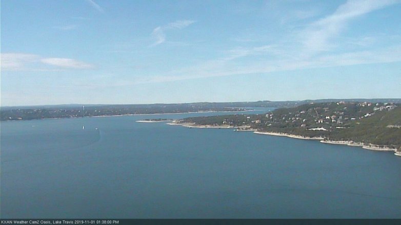 Lake Travis webcam, November 1, 2019 12:40 PM CT