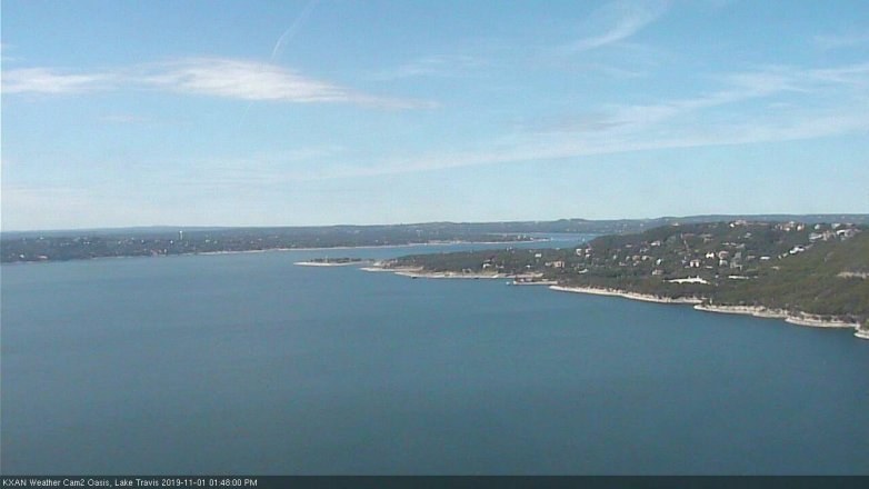 Lake Travis webcam, November 1, 2019 12:50 PM CT